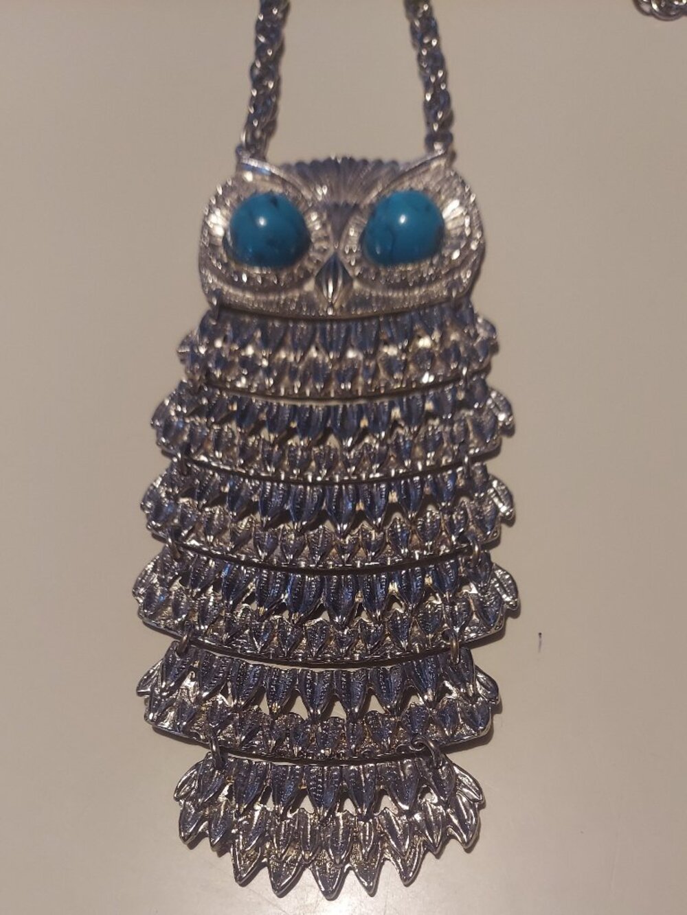Vtg (rare) Owl pendant 60s-70's.